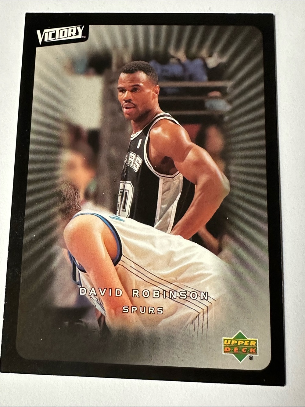 Upper Deck Victory David Robinson Trading Card - Black & White